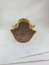 Buddhist Statue Of Maitreya Buddha, [full Gold Plated] And [painted Face]