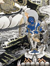 Thangka Painting Of White Tara, Lamas Art, [24 Carat Gold], Modern Color