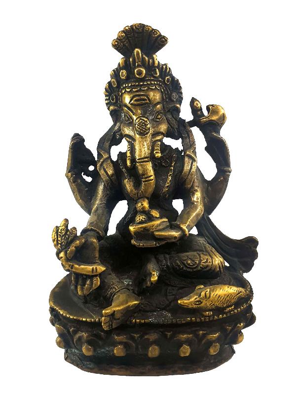 Buddhist Statues Of Ganesh, [bronze Finishing]