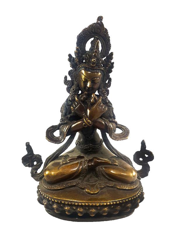 Buddhist Statues Of Vajradhara, [chocolate Oxidized]