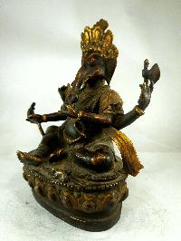 Buddhist Statue Of Ganesh, [antique Finishing]