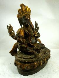 Buddhist Statue Of Ganesh, [antique Finishing]