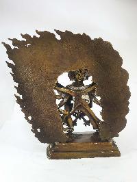 Buddhist Statue Of Chakrasamvara - Heruka, [chocolate Oxidized]
