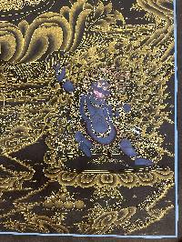 Buddist Hand Painted Thangka Of [white Tara], [real Gold], Lamas Art