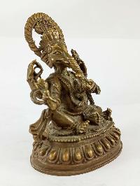Buddhist Statue Of Ganesh, [chocolate Oxidized]