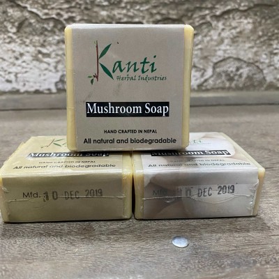 [mashroom Soap], Kanti Herbal Handcrafted Original And Pure