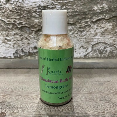 [himalayan Bath Salt, Lemongrass], Kanti Herbal Handcrafted Original And Pure