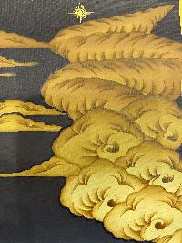 Buddhist Hand Painted Thangka Of Vajrasattva, [real Gold], Lamas Art