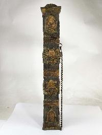 Hand Beaten Metal Incense Holder, Copper Antique Finishing