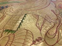 Buddhist Hand Painted Thangka Of Milarepa, [real Gold], Lama`s Art With Marpha, Gamepapa And Mahakala