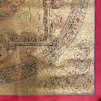 Buddhist Hand Painted Thangka Of [] Mandala, [real Gold], Lama`s Art