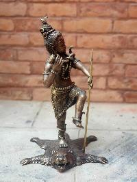 [hq Brass] Statue Of Dancing Shiva, Mahadev, Nataraja, [antique Finishing]