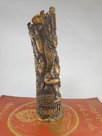 Tibetan Horn [bone] Stamp, [vajravarahi - Dorje Phagmo Carved]