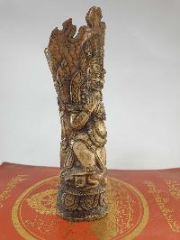 Tibetan Horn [bone] Stamp, [mahakala Carved]