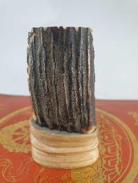Buddhist Vajrayogini Carved In Yak Bone, On A Wooden Stand