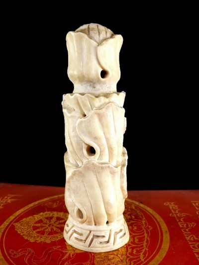 Tibetan Horn [bone] Stamp, [lotos Design]
