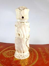 Tibetan Horn [bone] Stamp, [lotos Design]