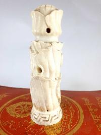 Tibetan Horn [bone] Stamp, [lotos Design]