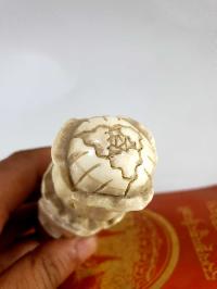 Tibetan Horn [bone] Stamp, [lotos Design]