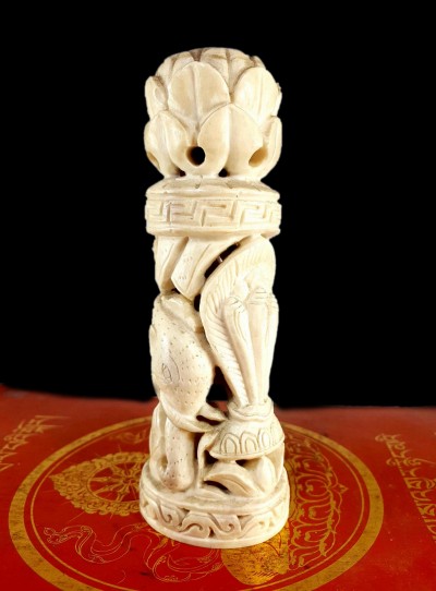 Tibetan Horn [bone] Stamp, [tri Rant Design]