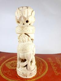 Tibetan Horn [bone] Stamp, [tri Rant Design]