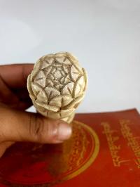 Tibetan Horn [bone] Stamp, [tri Rant Design]