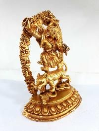 Buddhist Statue Of Dorje Drolo, [full Gold Plated], [fine Quality]