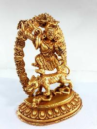 Buddhist Statue Of Dorje Drolo, [full Gold Plated], [fine Quality]