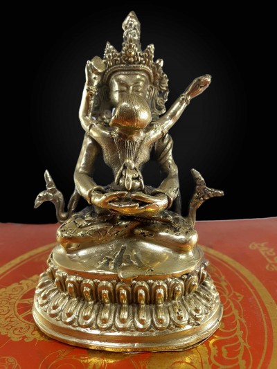 Buddhist Statue Of Aparimita With Consort [shakti], [glossy], [free Patina Finishing], [choice Of Material], Chepame, Amitayus