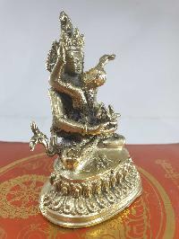 Buddhist Statue Of Aparimita With Consort [shakti], [glossy], [free Patina Finishing], [choice Of Material], Chepame, Amitayus