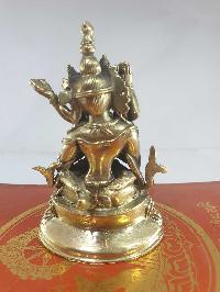 Buddhist Statue Of Vajradhara With Consort [shakti], [glossy], [free Patina Finishing], [choice Of Material]
