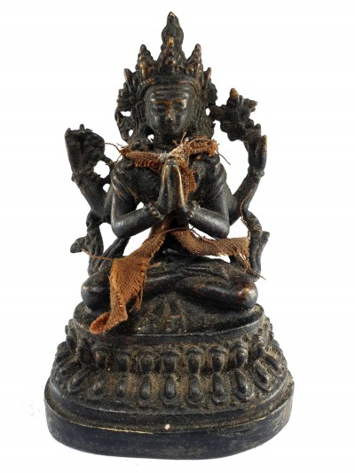 Statue Of Chenrezig, [antique Finishing]