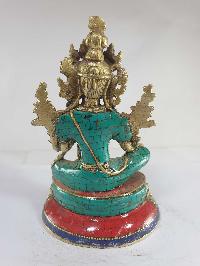 Statue Of Green Tara, [stone Setting]