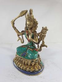 Statue Of Manjushri, [stone Setting]