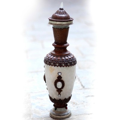 Crystal Flower Vase, [metal Setting]