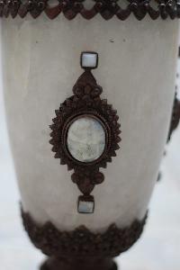 Crystal Flower Vase, [metal Setting]