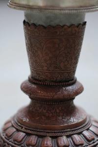 Crystal Flower Vase, [metal Setting]