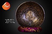 Fine Carving Singing Bowl [jambati], With [amitabha Buddha], [etching Carving], [select Accessories]