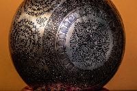 Fine Carving Singing Bowl [jambati], With [amitabha Buddha], [etching Carving], [select Accessories]