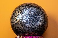 Fine Carving Singing Bowl [jambati], With [citipati], [etching Carving], [select Accessories]