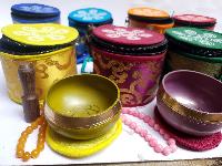 Chakra Singing Set With Cover With [7 Chakra Stone Bracelet Worth $ 11], [select Accessories]