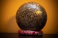 Fine Carving Singing Bowl [jambati], With [mantra Carving], [etching Carving], [select Accessories]