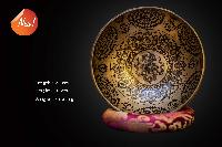 Fine Carving Singing Bowl [jambati], With [dorje Carving], [etching Carving]