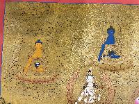 [master Quality], Buddhist Thangka Of Chenrezig, [original], Three Great Bodhisattvas