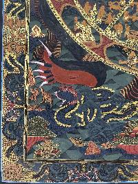 Buddhist Handmade Thangka Of Wheel Of Life Thangka