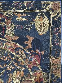 Buddhist Handmade Thangka Of Wheel Of Life Thangka