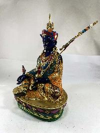 Buddhist Statue Of Padmasambhava As Medicine Buddha, [traditional Color Finishing]