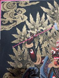 [master Quality], Buddhist Thangka Of Rahula, [original]