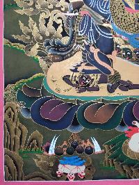 [master Quality], Buddhist Thangka Of Vajrakilaya - Dorje Phurba, [original]