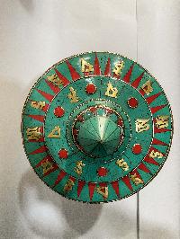 Table Prayer Wheel Big Size, [stone Setting]
